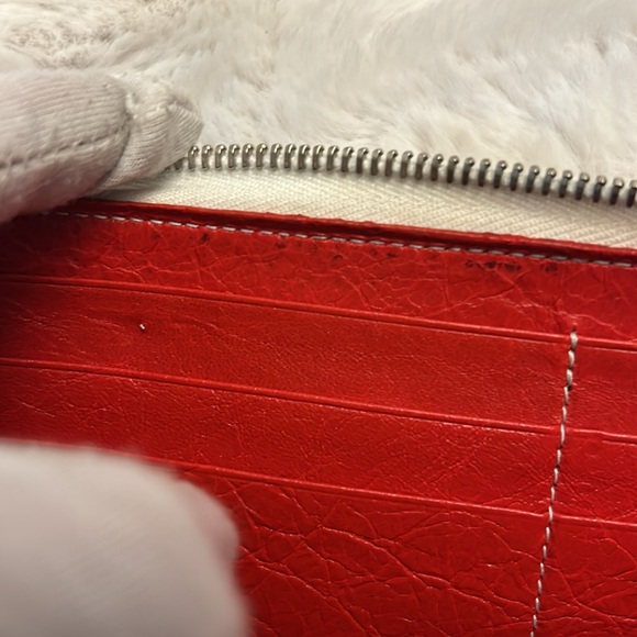 Balenciaga Bazaar striped leather long zip around wallet - Picture 16 of 17